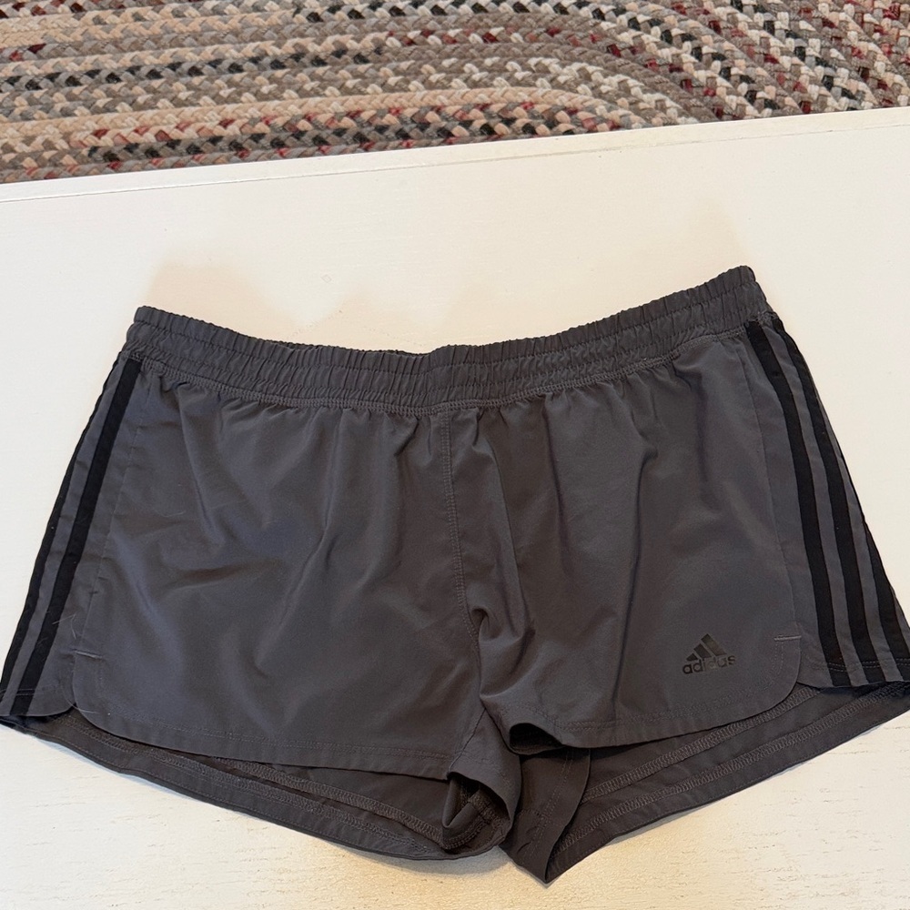 Adidas Women's Dark Gray Athletic Shorts Size XL